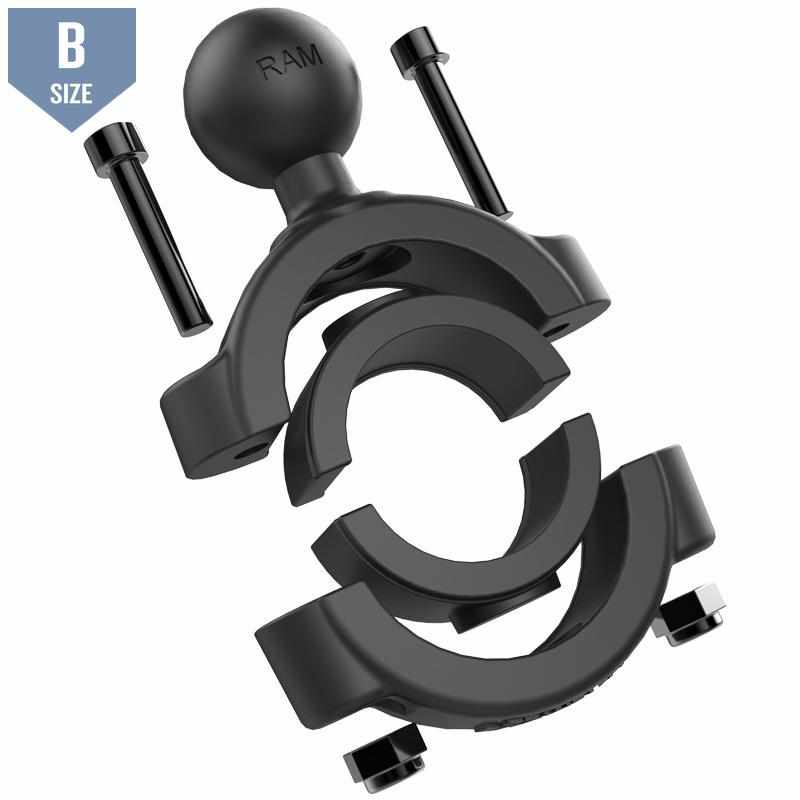 RAM 1.125" - 1.5" Handlebar Mount UN10 X-Grip (RAM-B-408-112-15-A-UN10) - Modest Mounts