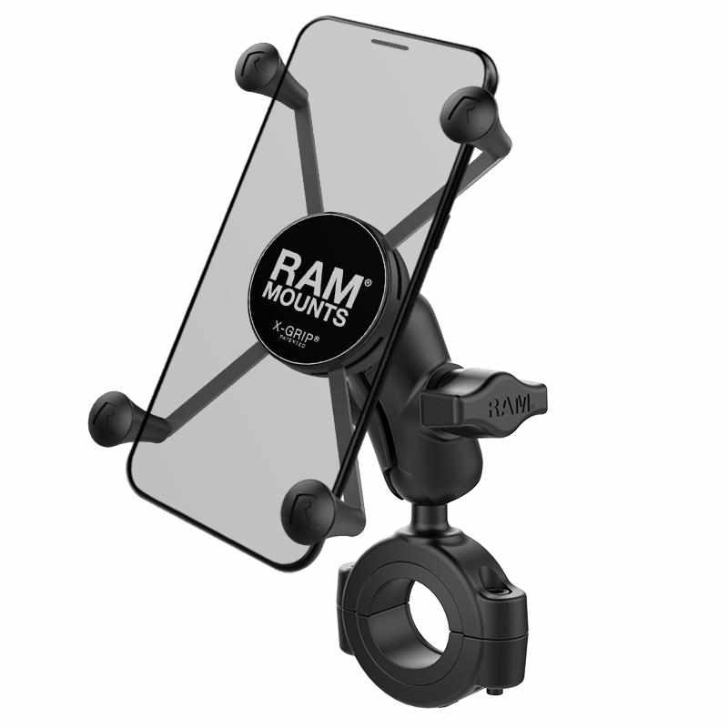 RAM 1.125" - 1.5" Handlebar Mount UN10 X-Grip (RAM-B-408-112-15-A-UN10) - Modest Mounts
