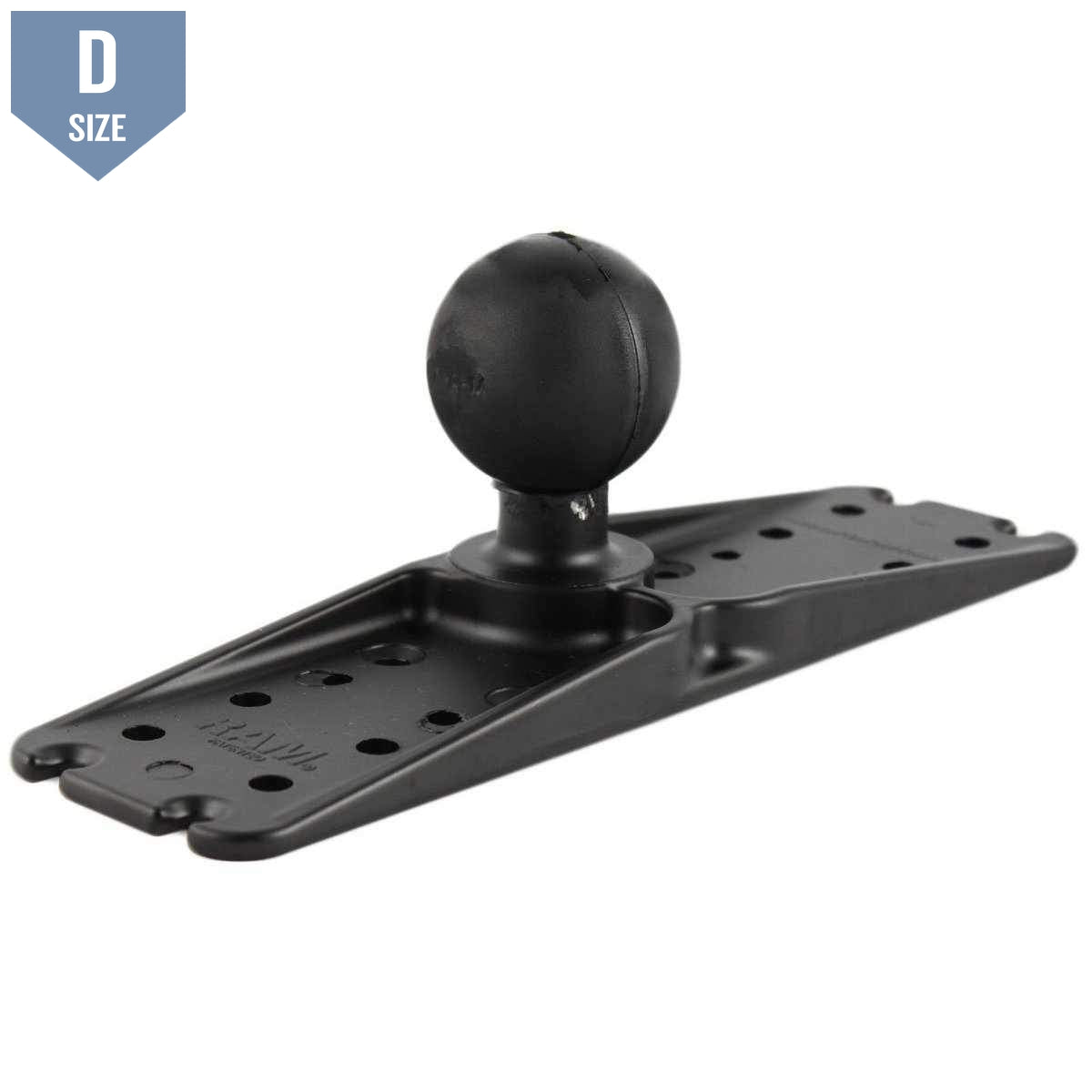 RAM 11" x 3" Universal Electronics Base with 2.25" Ball (RAM-D-111BU) - Modest Mounts