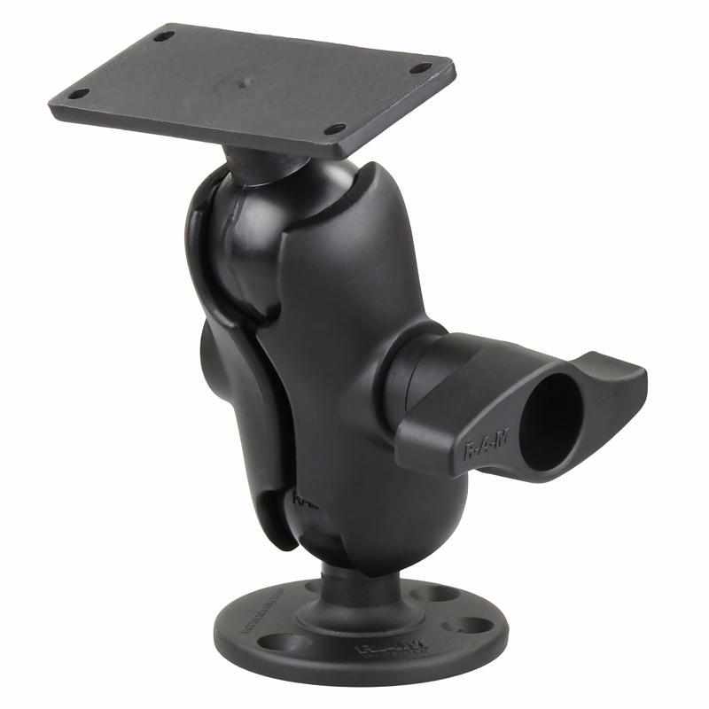 RAM D Ball Mount Humminbird Helix 9, 10 & 12 (RAM-D-202-25-C-202U) - Modest Mounts