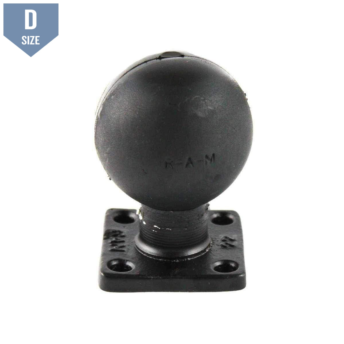 RAM D Ball with 1.5" x 1.5" 4-Hole Pattern (RAM-D-202U-22) - Modest Mounts