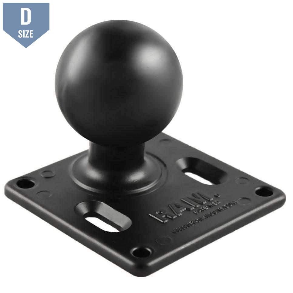 RAM 75x75mm VESA Plate with D Ball (RAM-D-2461U) - Modest Mounts