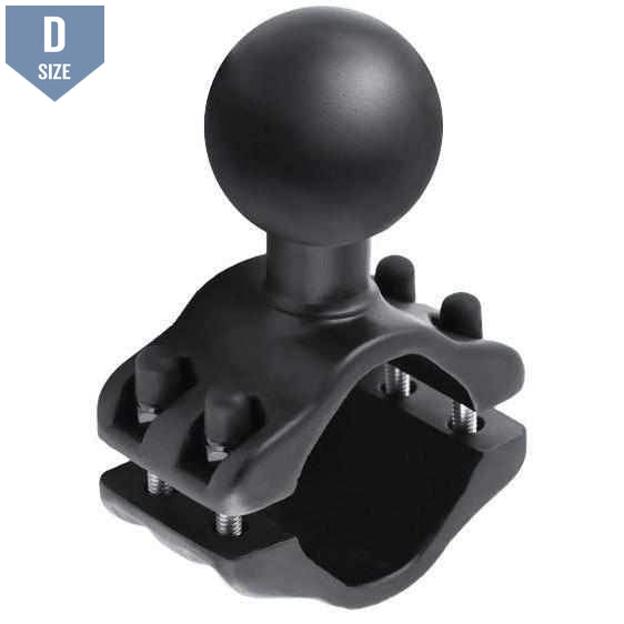 RAM 2 - 2.5" Rail Clamp with D Size Ball (RAM-D-271U-2) - Modest Mounts
