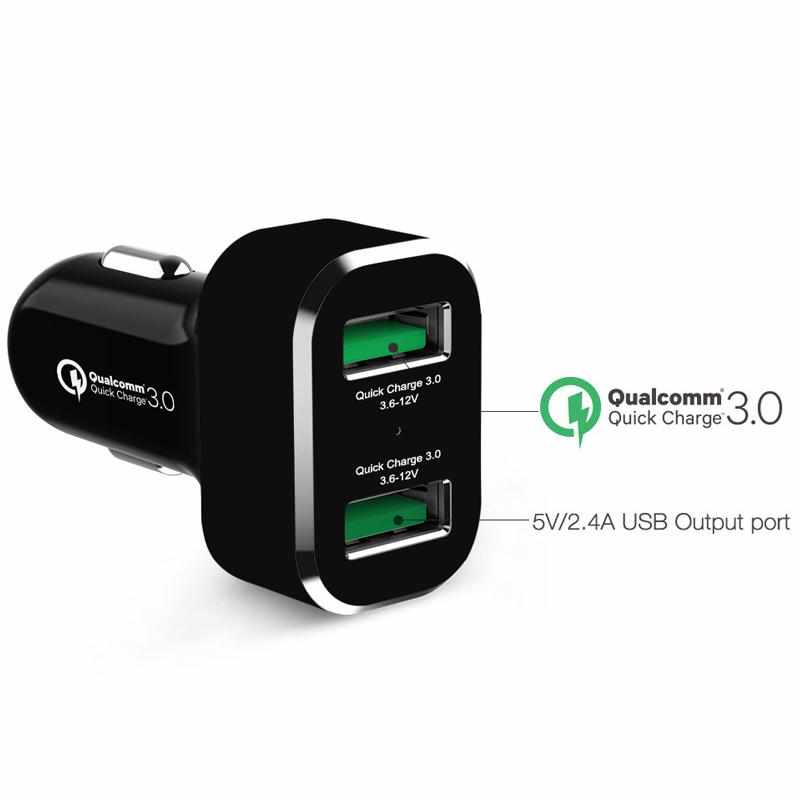 RAM GDS® 2-Port Cigarette Quick Charger (RAM-GDS-CHARGE-USB2QCCIG) - Modest Mounts
