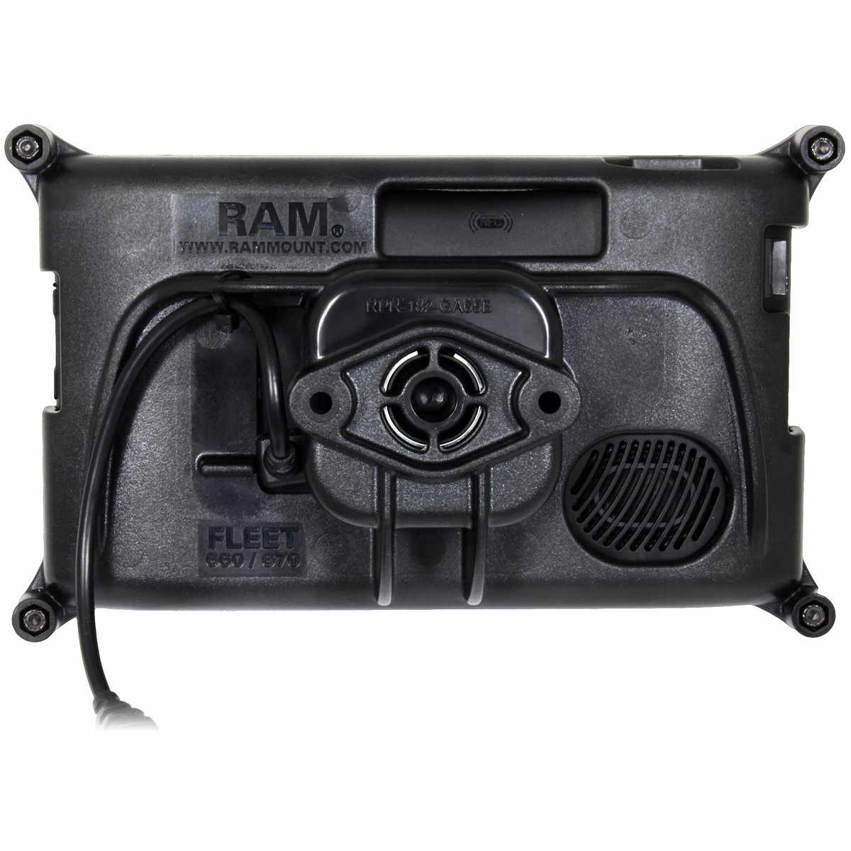 RAM Locking Cradle for Garmin fleet 660 670 (RAM-HOL-GA66LU) - Modest Mounts
