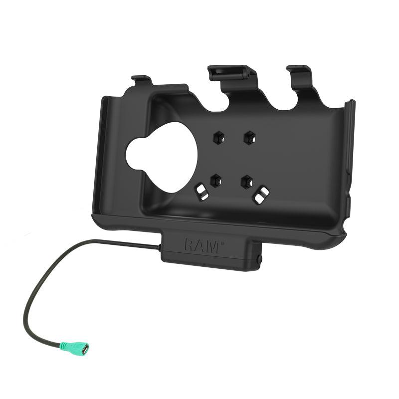 RAM® Powered Cradle for Tab Active3 &amp; Active2 with Hardwire Charger (RAM-HOL-SAM60P-V7B1U) - Modest Mounts