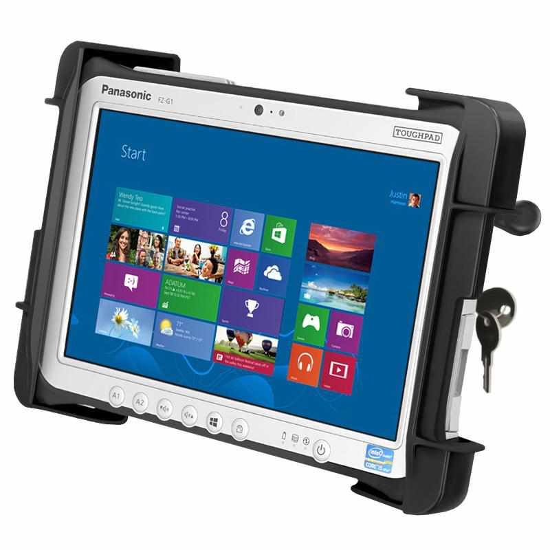 RAM Locking Cradle for Panasonic Toughpad FZ-G1 (RAM-HOL-TABL19U) - Modest Mounts