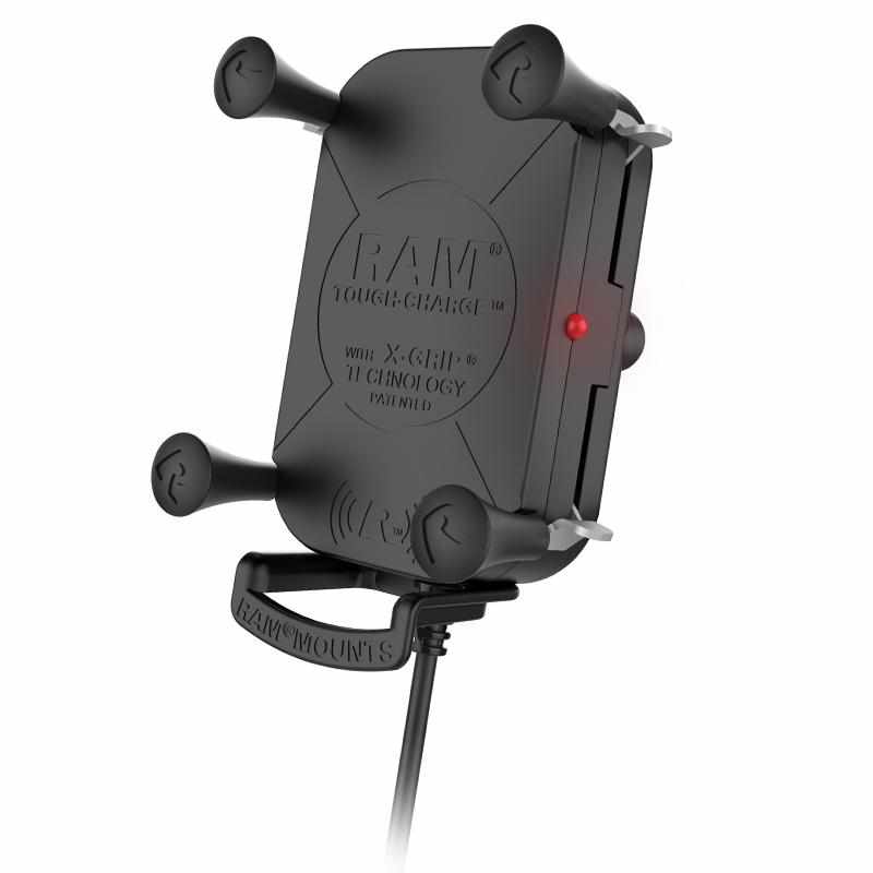 RAM Tough-Charge w X-Grip Waterproof Wireless Charging Holder (RAM-HOL-UN12WB) - Modest Mounts