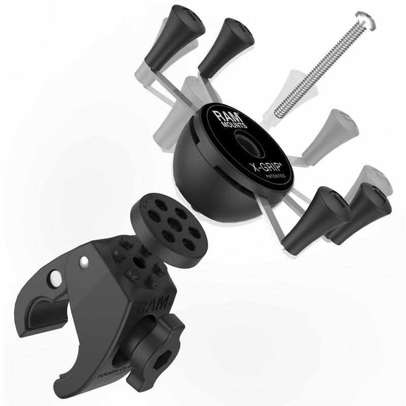 RAM X-Grip w Low-Profile Tough-Claw™ (RAM-HOL-UN7-400-1U) - Modest Mounts