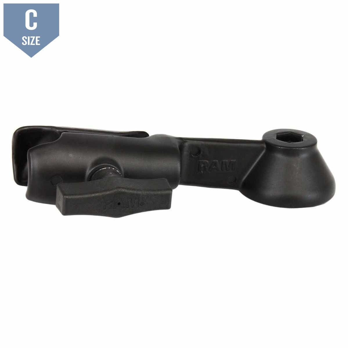 RAM 6&quot; Long Swing Arm w Socket (RAM-VB-109-2U) - Modest Mounts