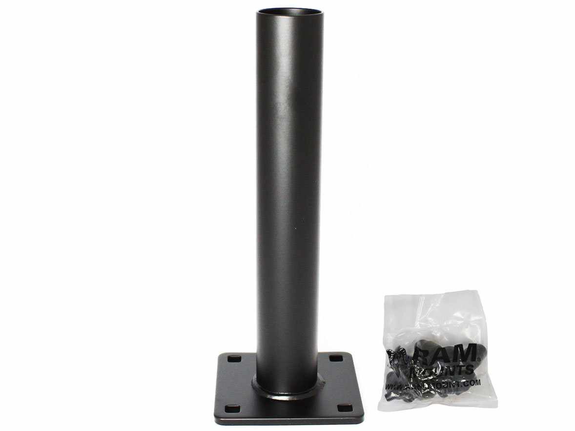 RAM 9" Lower Pole Square Base (RAM-VP-TBF9U) - Modest Mounts