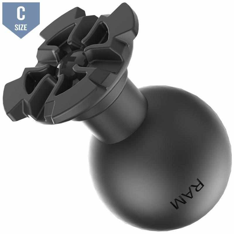 RAM C-Size Ball for Fusion StereoActive (RAP-202U-GA71) - Modest Mounts