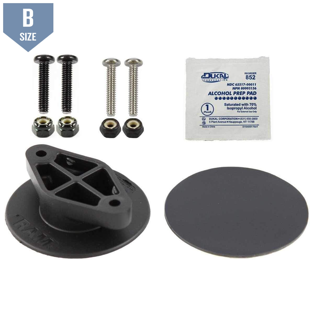 RAM Flex Adhesive Base with Diamond Plate (RAP-273U) - Modest Mounts