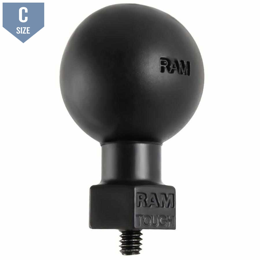 RAM Tough-Ball 1/4"-20 x .50" Thread C Size (RAP-379U-252050) - Modest Mounts