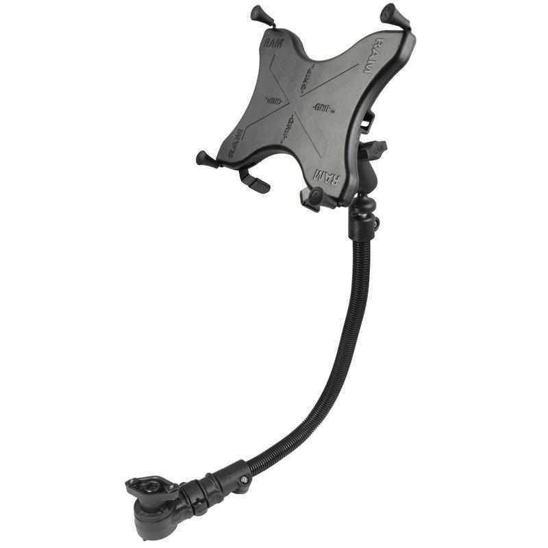 RAM UN9 Tablet Mount for Wheelchair Armrests w Swivel (RAP-AAPR-WCT-114P-18-UN9U) - Modest Mounts