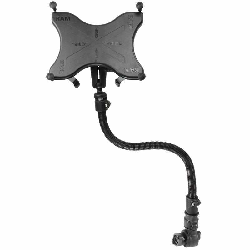 RAM UN9 Tablet Mount for Wheelchair Armrests w Swivel (RAP-AAPR-WCT-114P-18-UN9U) - Modest Mounts
