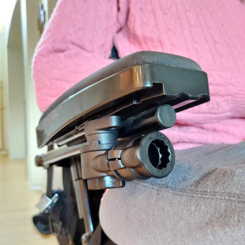 RAM Universal Wheelchair Base Quick Release Swivel (RAP-AAPR-WCT)