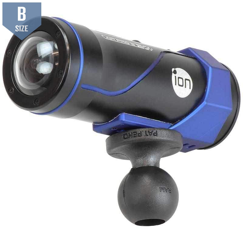 RAM Action Camera Ball Adapter w 1/4"-20 Thread (RAP-B-366U) - Modest Mounts