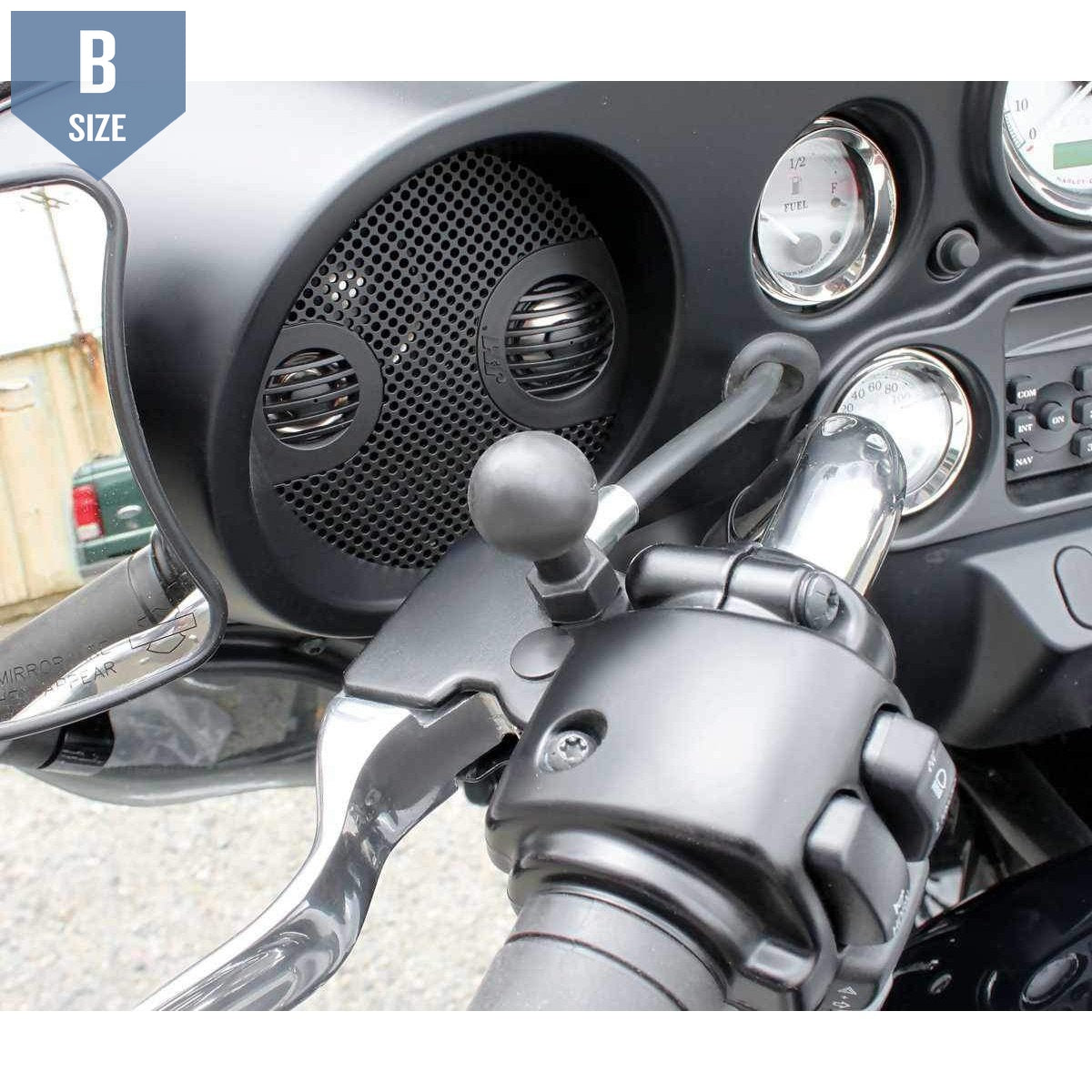 RAM Harley Davidson Mirror Post (RAP-B-379-HA1U) - Modest Mounts