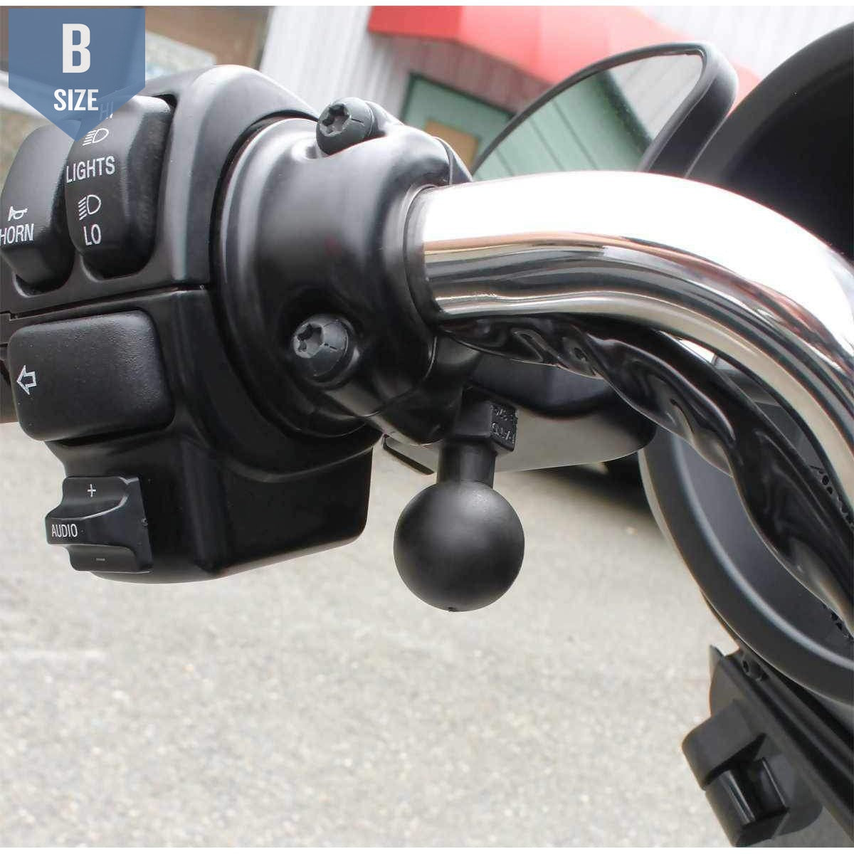 RAM Harley Davidson Mirror Post (RAP-B-379-HA1U) - Modest Mounts