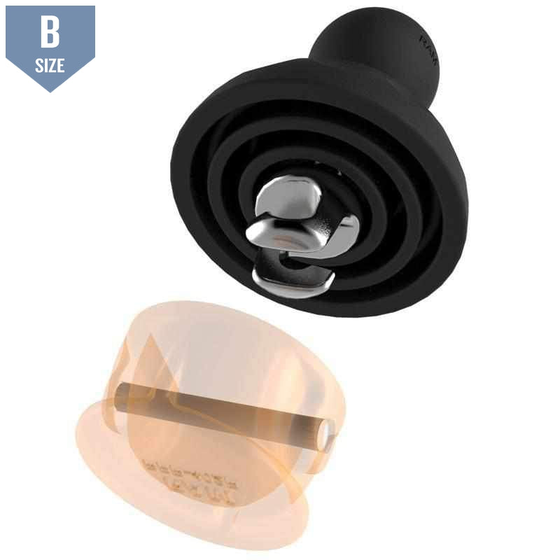 RAM Leash Plug 1" Ball SUP/Surfboard (RAP-B-405U) - Modest Mounts