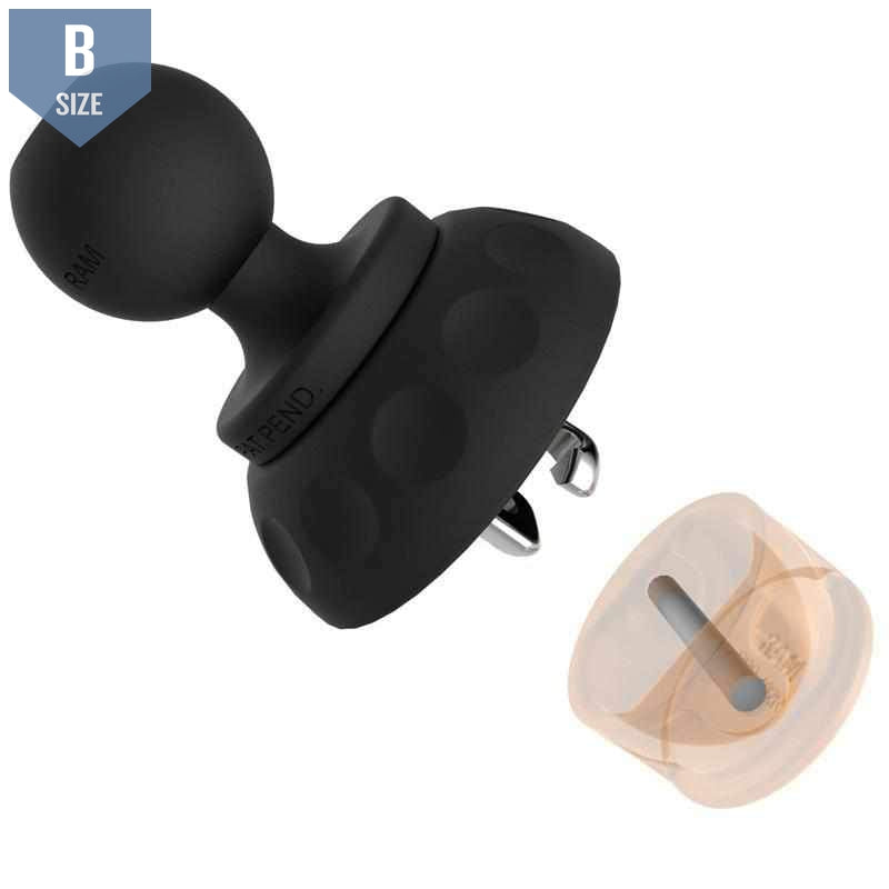 RAM Leash Plug 1" Ball SUP/Surfboard (RAP-B-405U) - Modest Mounts