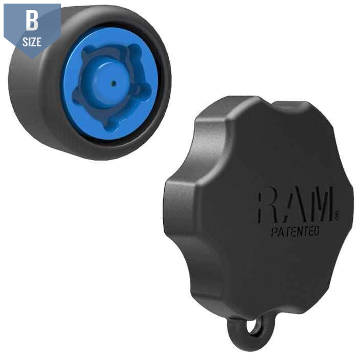 RAM 5 Pin-Lock Security Knob B-Size (RAP-S-KNOB3-5U) - Modest Mounts
