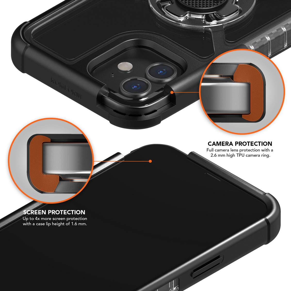 ROKFORM Crystal Case - iPhone 12 Pro Max (307120P) - Modest Mounts
