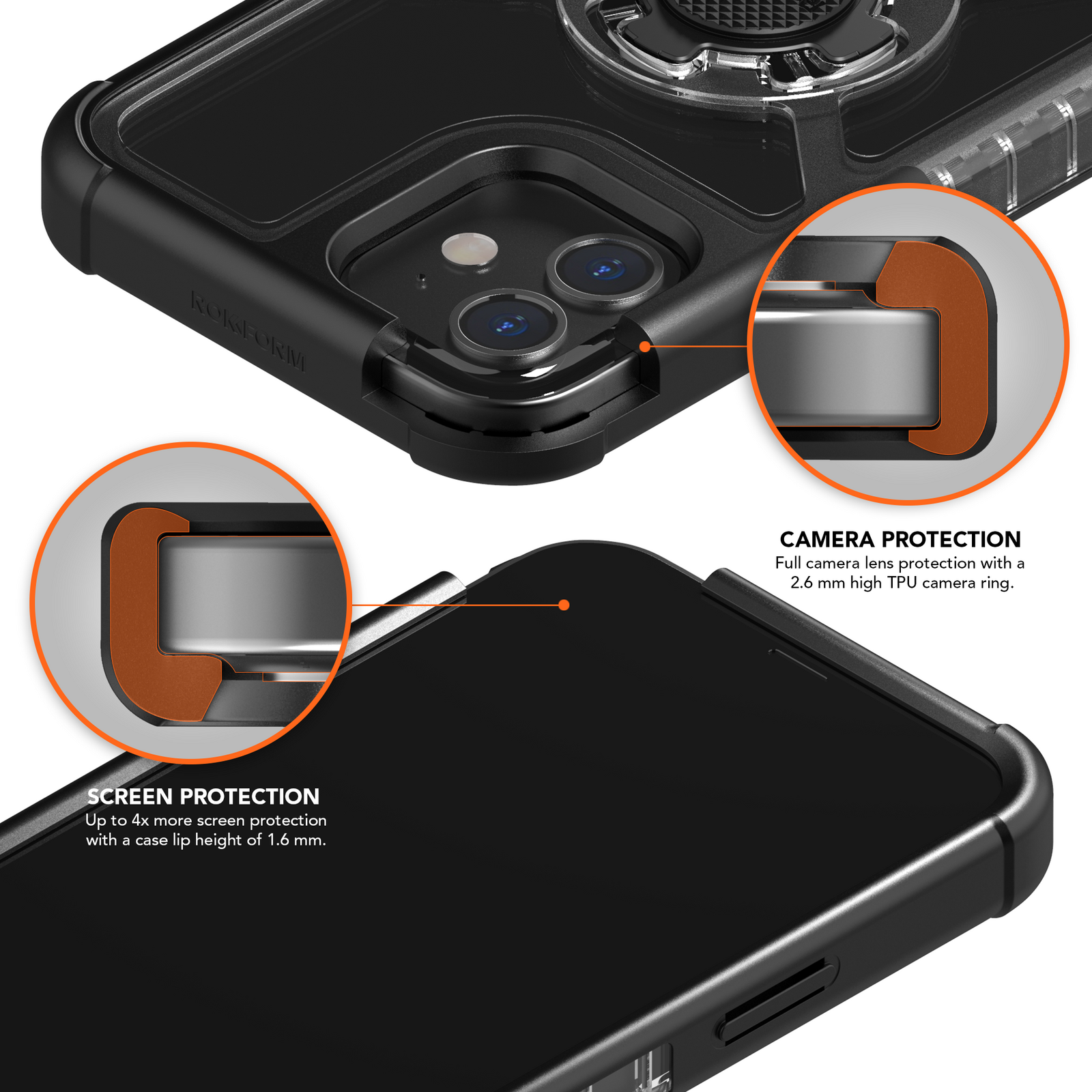 ROKFORM Crystal Case - iPhone 13 Mini (308120P) - Modest Mounts