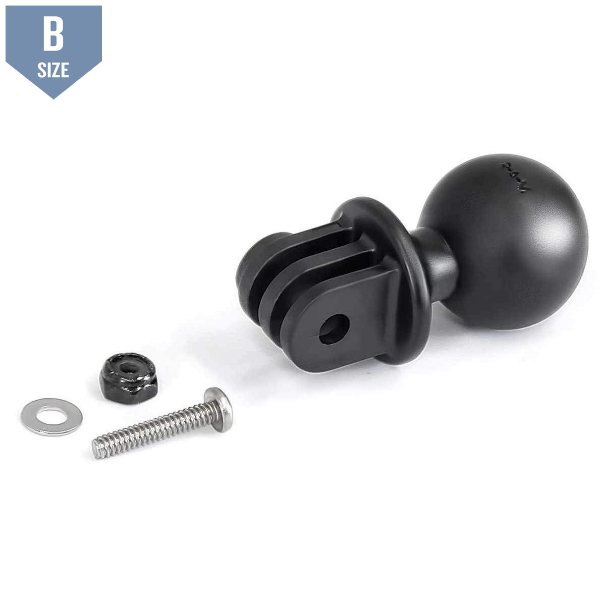RAM 1" Ball Mount with GoPro Adapter (RAP-B-202U-GOP1) - Modest Mounts