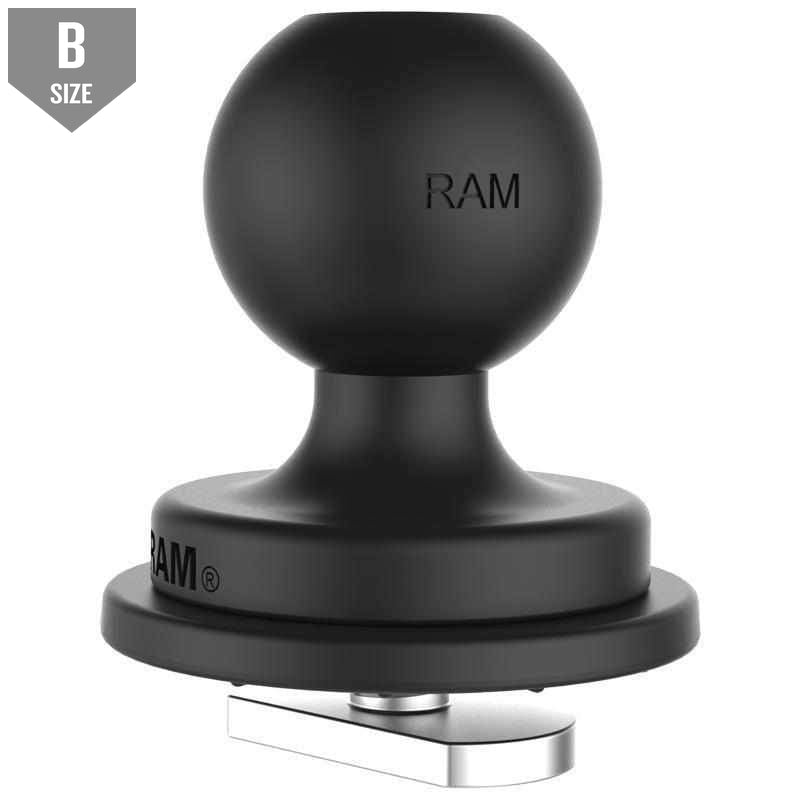 RAM 1" Track Ball With T-Bolt Attachment (RAP-B-354U-TRA1) - Modest Mounts