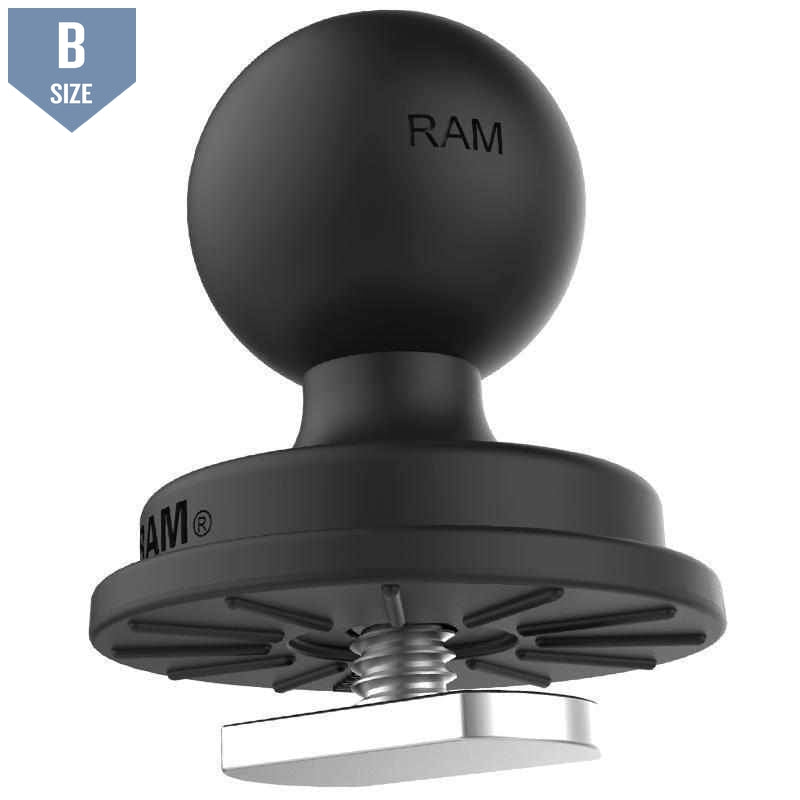 RAM 1" Track Ball With T-Bolt Attachment (RAP-B-354U-TRA1) - Modest Mounts