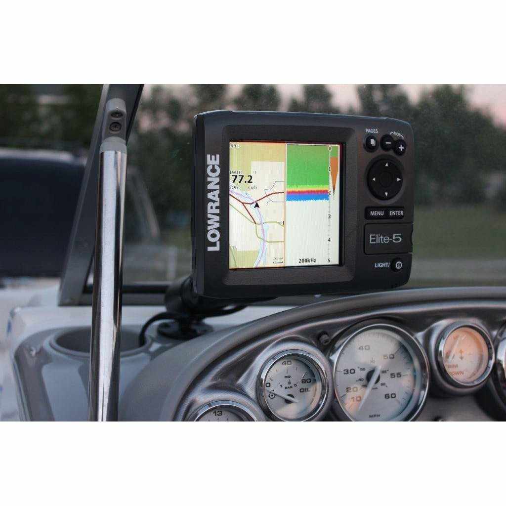 RAM 1.5" Ball Mount for Lowrance Elite-5 &amp; Elite-7 Ti2 (RAM-101-LO11) - Modest Mounts