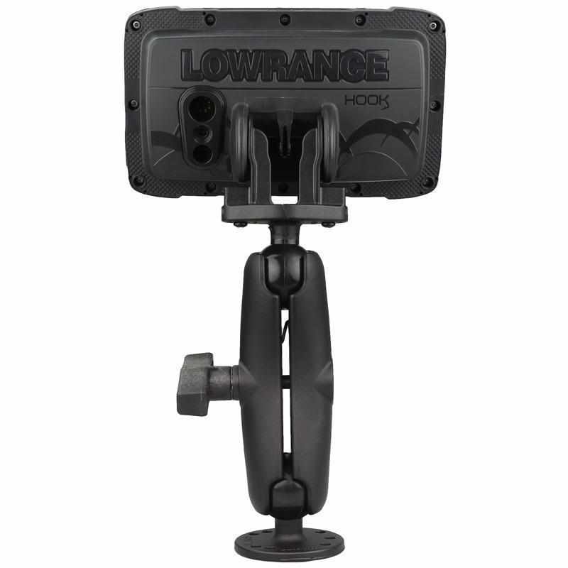 RAM 1.5" Mount for Lowrance Hook2-4 &amp; 5 (RAM-101-LO12) - Modest Mounts
