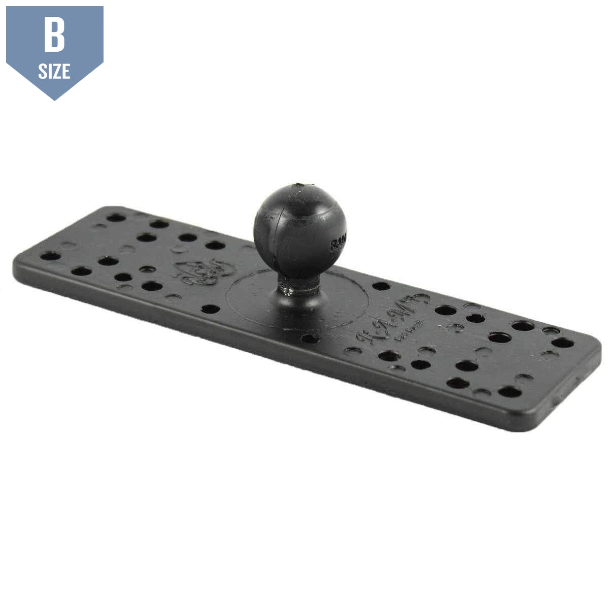 RAM 6.25&quot; X 2&quot; Rectangle Base with 1&quot; Ball (RAM-B-111BU) - Modest Mounts