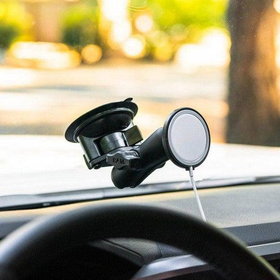 RAM Suction Cup Mount for Apple MagSafe (RAM-B-166-AP-MAGU) - Modest Mounts