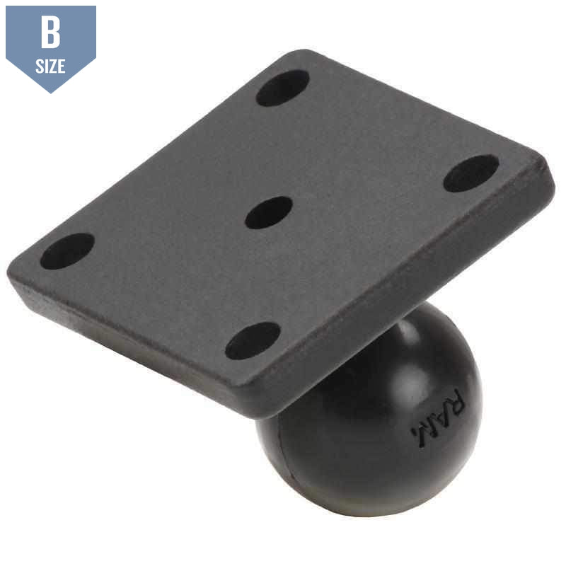 RAM Square Base with 1" B Ball (RAM-B-347U) - Modest Mounts