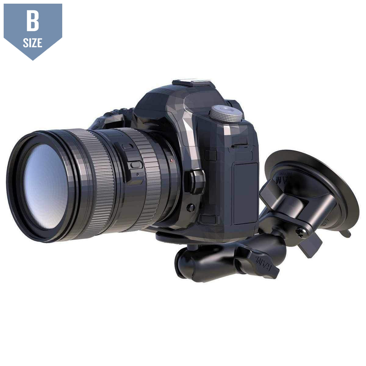 RAM Camera Plate Suction Cup Mount (RAM-B-166-202AU) - Modest Mounts