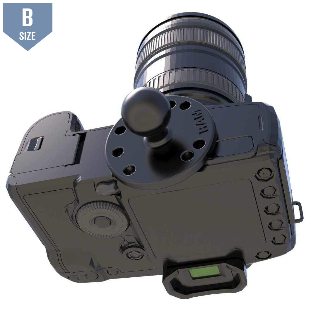 RAM Camera Plate Suction Cup Mount (RAM-B-166-202AU) - Modest Mounts