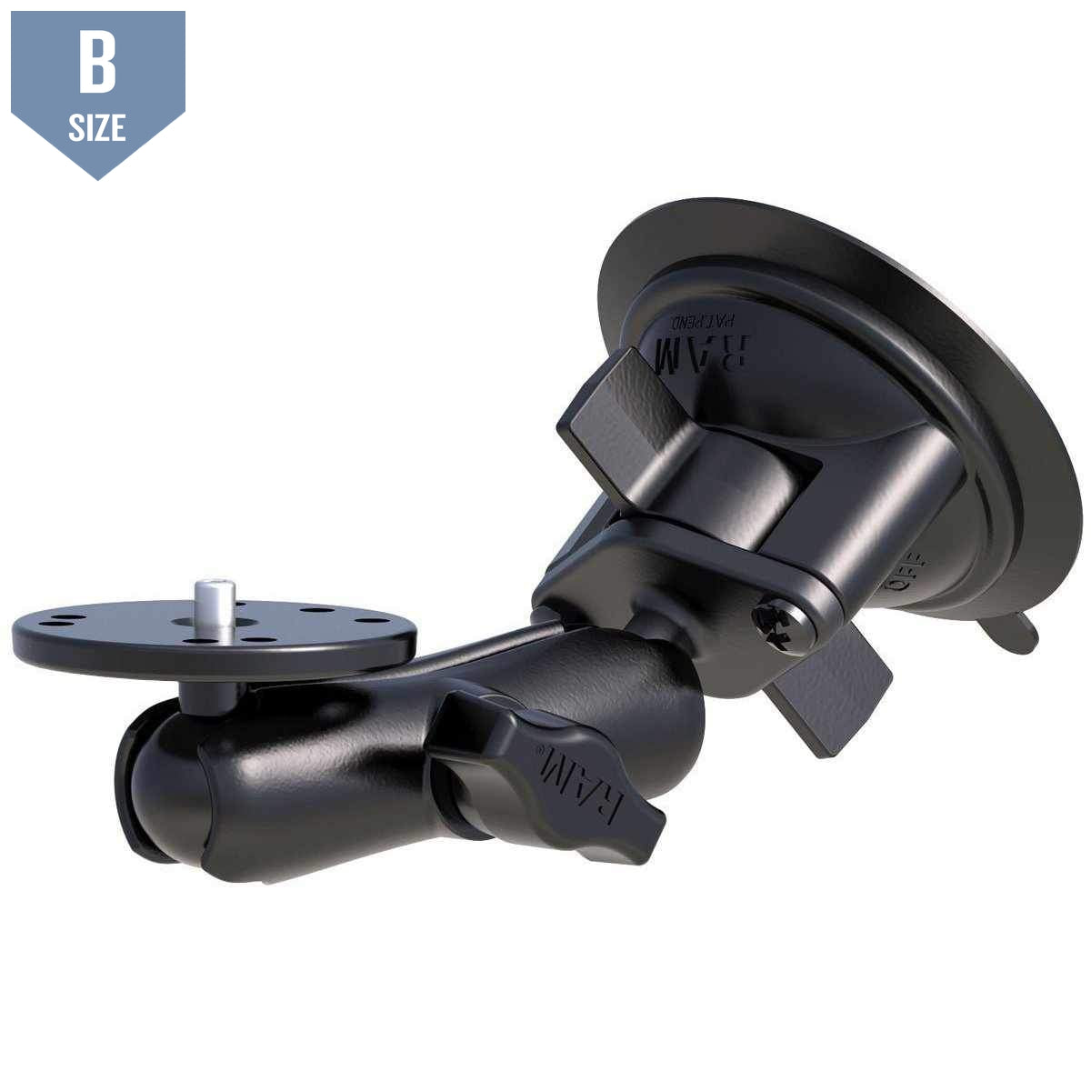 RAM Camera Plate Suction Cup Mount (RAM-B-166-202AU) - Modest Mounts