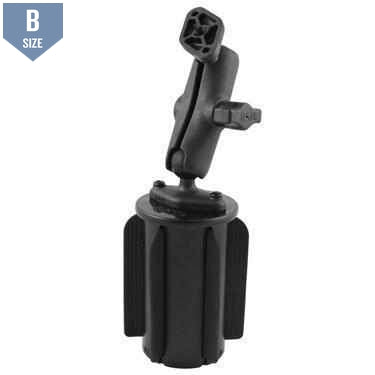 RAM Deep Cup Holder Mount w Composite Arm (RAP-299-3-B-10) - Modest Mounts