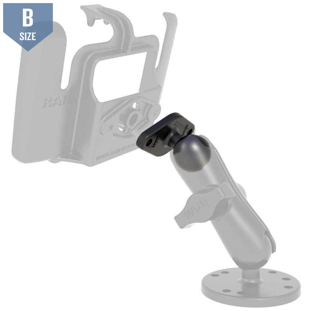 RAM Diamond Base with 1" B Size Ball (RAM-B-238U) - Modest Mounts