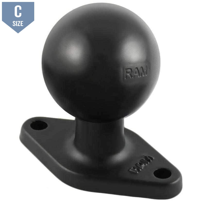 RAM Diamond Base with 1.5" C Size Ball (RAM-238U) - Modest Mounts
