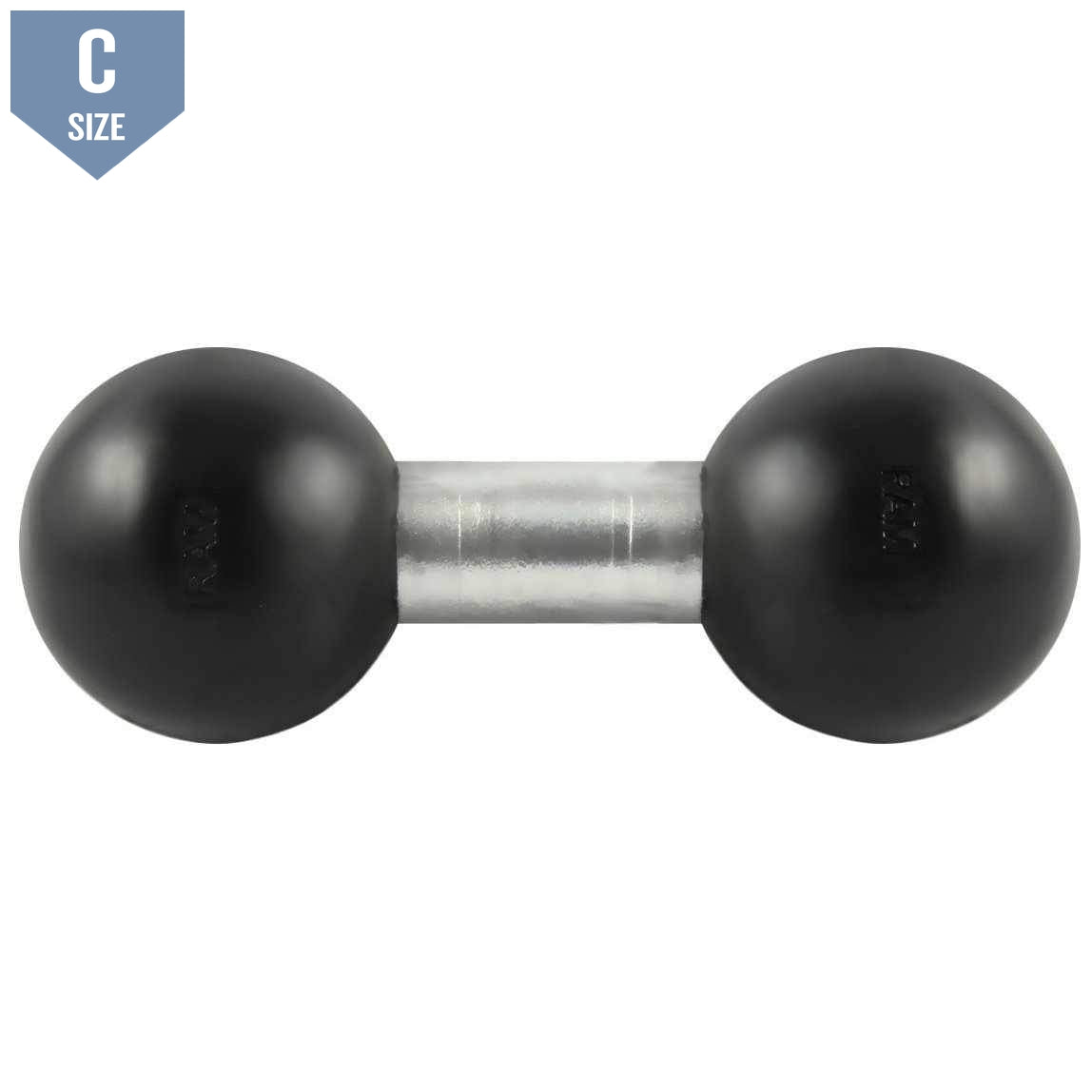 RAM 1.5" Double Ball Adapter C Size (RAM-230U) - Modest Mounts