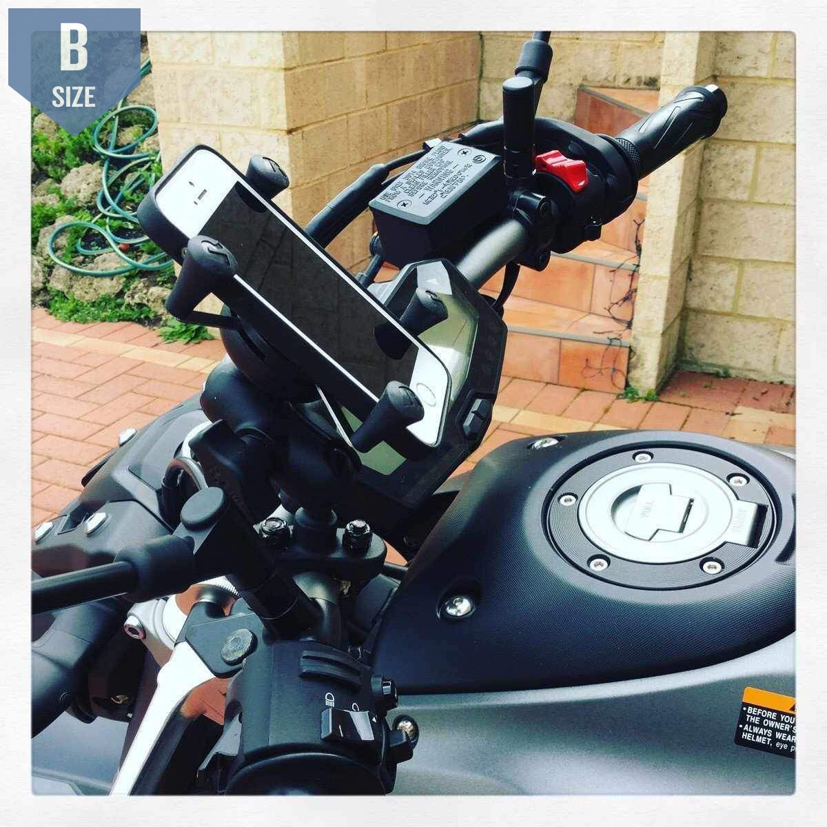 RAM Handlebar Mount w U-Bolt & X-Grip (RAM-B-149Z-UN7U) - Modest Mounts