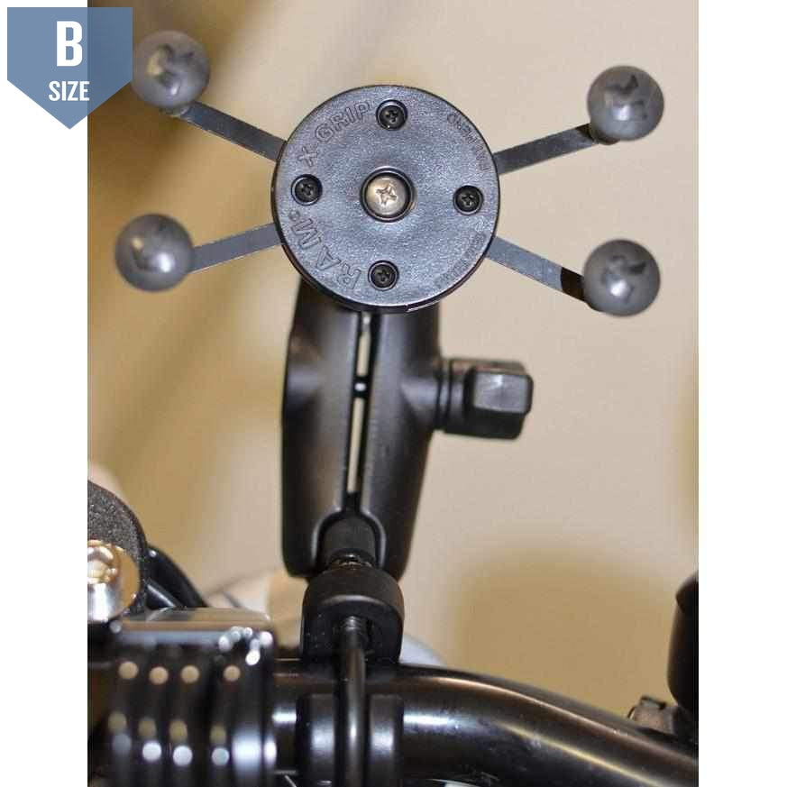 RAM Handlebar Mount w U-Bolt & X-Grip (RAM-B-149Z-UN7U) - Modest Mounts