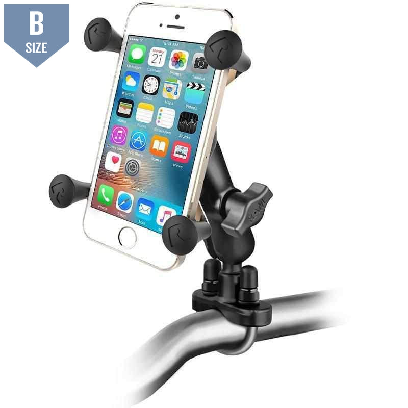 RAM Handlebar Mount w U-Bolt & X-Grip (RAM-B-149Z-UN7U) - Modest Mounts