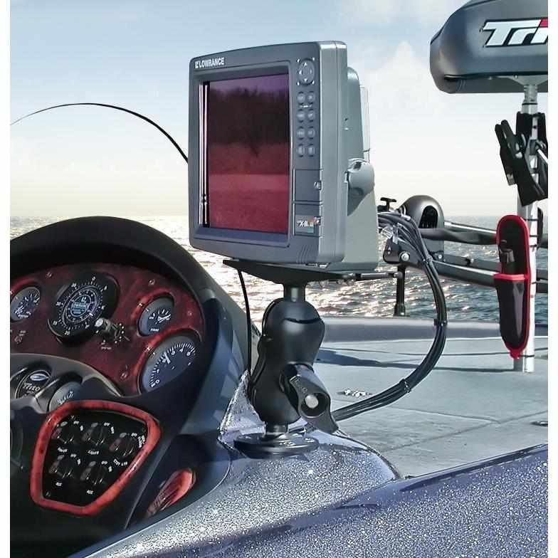 RAM Heavy Duty Marine Mount w Short Arm D (RAM-D-111U-C) - Modest Mounts