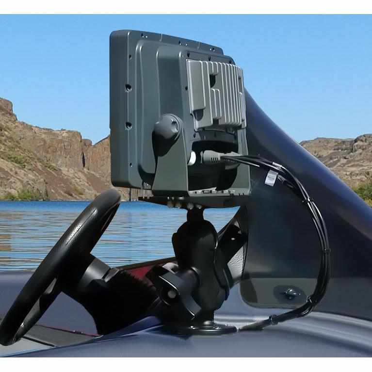 RAM Heavy Duty Marine Mount w Short Arm D (RAM-D-111U-C) - Modest Mounts