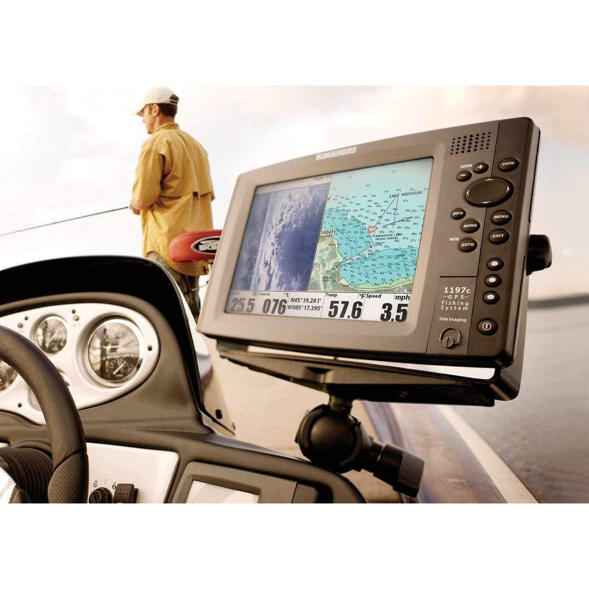 RAM Heavy Duty Marine Mount w Standard Arm D (RAM-D-111U) - Modest Mounts